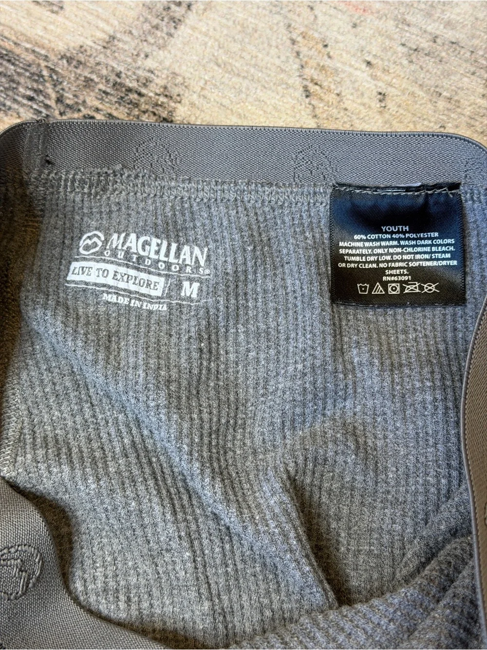Magellan Boys Thermal Waffle Baselayer